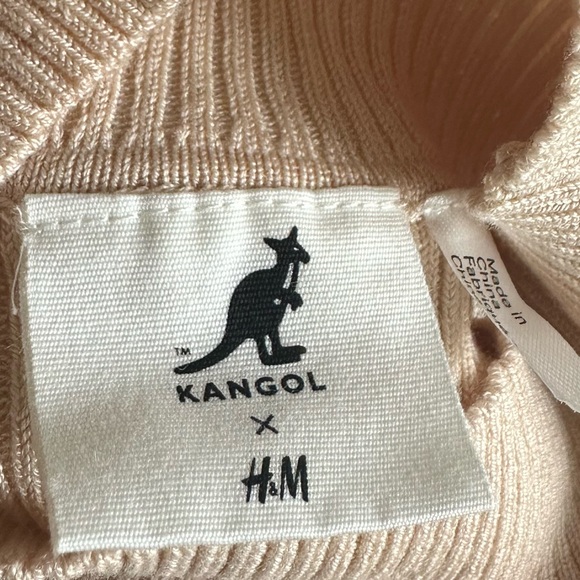KANGOL by H&M Ribbed Mockneck top - beige - size S - Picture 3 of 8